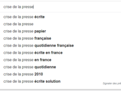 Google - crise de la presse