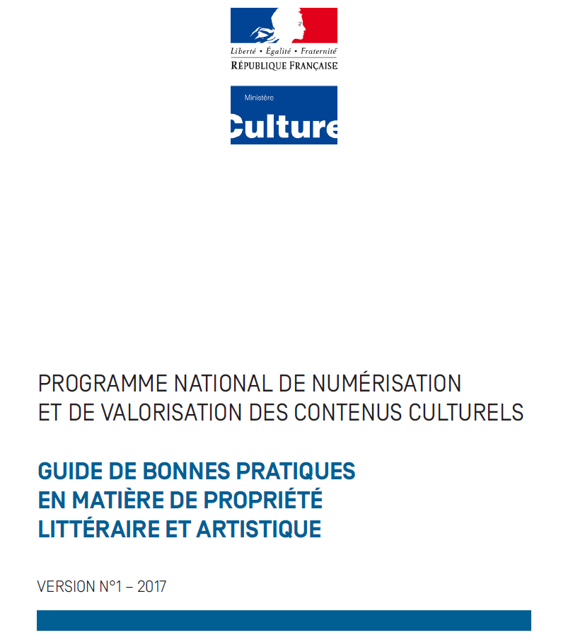 Guide bonnes pratiques ministère culture