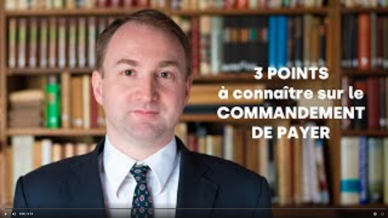 Le commandement de payer en 3 points - Cabinet Maître Charles Simon